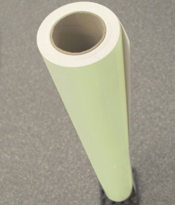 EverGlow® PVC-Folie, Langnachleuchtend, Rolle 1 x 50 m, PVC Klasse C, auf Rolle, selbstklebend, nicht begehbar, bedruckbar