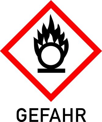 GHS Gefahrstoffband Oxidierend