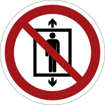 Verbotszeichen Personenbeförderung verboten