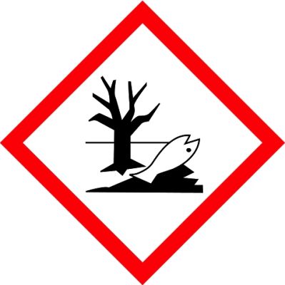 GHS Gefahrstoffaufkleber Gewässergefährdend