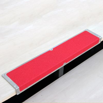 Antirutsch Treppenkantenprofile Aluminum breit, rot