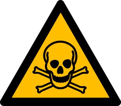 Warnzeichen Warnung vor giftigen Stoffen