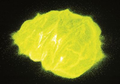 EverGlow® Leuchtpigment 205 gelb, phosphoreszierend, Nachleuchtende Zinksulfidpigmente mit gelben Farbpigmenten, 1 kg Gebinde, DIN 67510