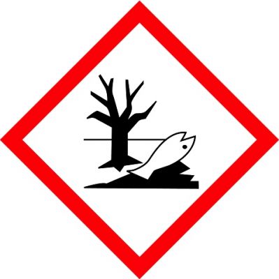 GHS Gefahrstoffband Gewässergefährdend